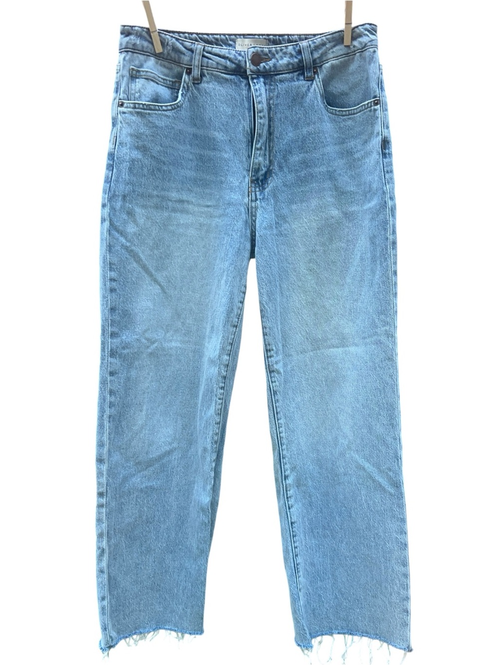 Oliver Logan Light Blue Straight-Leg Jeans Womens Size 29
